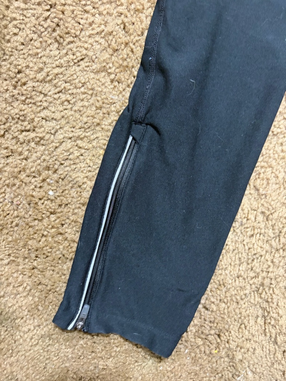 Nike Black Athletic Running Tights with White Swoosh Size L - Picture 9 of 12